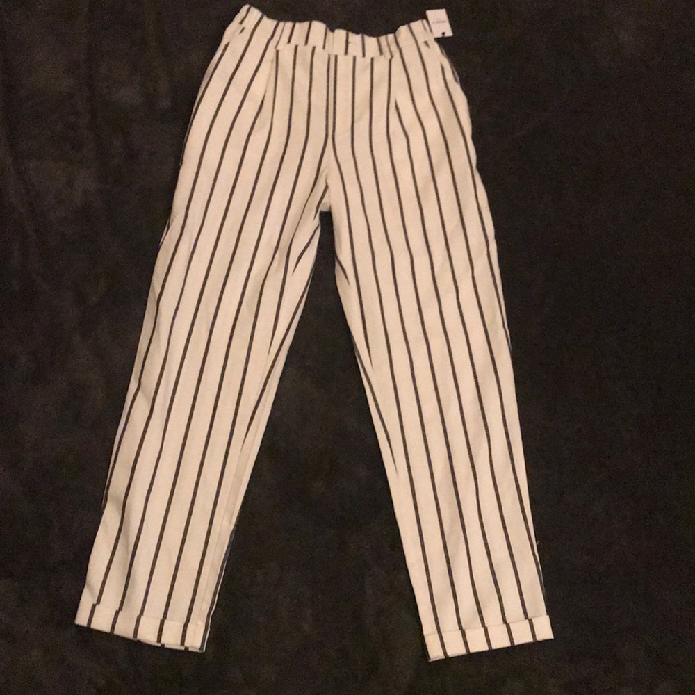Forever 21 striped dress pants